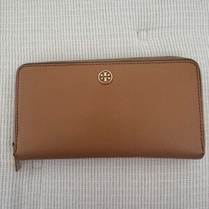Tory Burch Tan Leather Wallet